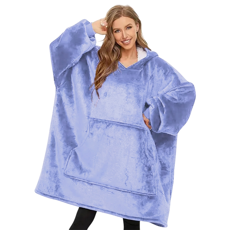 Wearable Blanket - Light blue