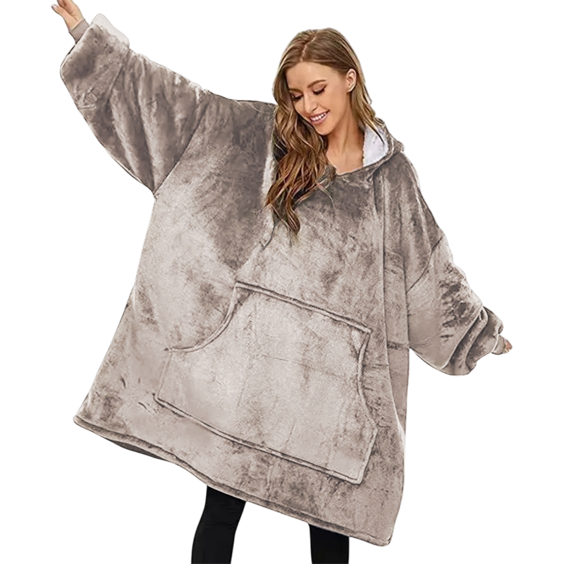 Wearable Blanket - Light Grey